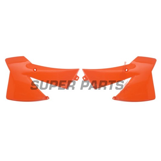 Предни странични пластмаси -POLISPORT- оранжеви, KTM SX 65 2002-2008