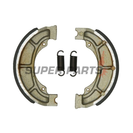 Накладки (челюст) -TRW- MCS921, 120x25mm, Derbi/Italjet/PGO scooter 50-125 1994-2004; Suzuki Address/Katana/LT/LT-F/Zillion 50-160 1985-2003; Atala/Garelli/Piaggio/Puch 50-150 1986-2002