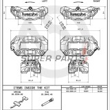 Спирачен апарат -BREMBO- Aprilia, BMW, Ducati, MV Agusta, Triumph 800-1200 (2011-2022)