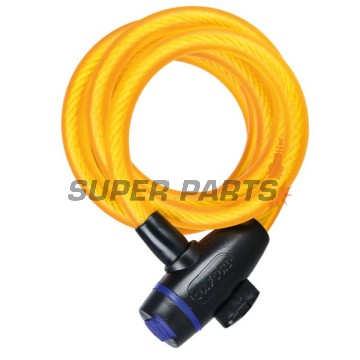 Верига с катинар -OXFORD- Cable Lock 12mm x1.8m, златисто