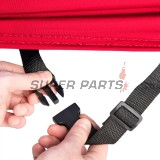 Покривало за мотоциклет -OXFORD- Protex Stretch вътрешно, червено, XL