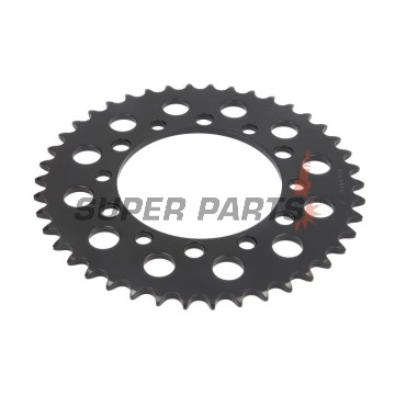 Заден пиньон -JT- JTR1486,42, 42 зъба, стоманен, Honda TRX 200 1990-1997, Kawasaki EL 250 1988-1999, 2001-2003, EL 252 2000, EX 250 1986-1987, GPX 400 1987-1988, Yamaha FZ1 1000 2010-2015