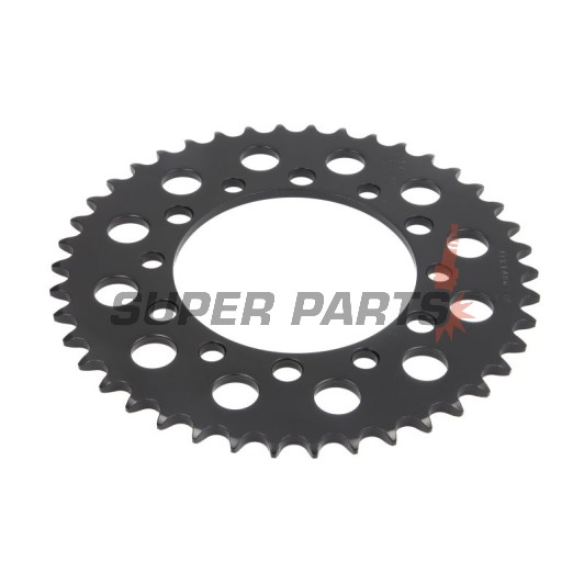 Заден пиньон -JT- JTR1486,42, 42 зъба, стоманен, Honda TRX 200 1990-1997, Kawasaki EL 250 1988-1999, 2001-2003, EL 252 2000, EX 250 1986-1987, GPX 400 1987-1988, Yamaha FZ1 1000 2010-2015