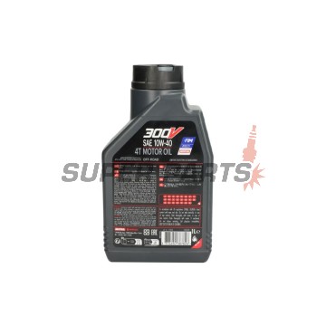 Двигателно масло -MOTUL- 300VROFF 10W40 1L 112558, 10W40, пълна синтетика + естер, 1L