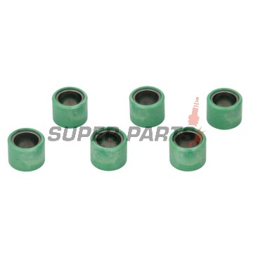 Ролки за вариатор -RMS- 21x17mm, 11.2g, 6бр, Aprilia Atlantic 250 2004-2005, Aprilia Scarabeo 250 2004-2006, Derbi GP1 250 2006-2008, Gilera Oregon 250 2006-2010, Piaggio Beverly 200 2004-2005