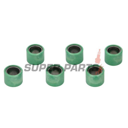 Ролки за вариатор -RMS- 21x17mm, 11.2g, 6бр, Aprilia Atlantic 250 2004-2005, Aprilia Scarabeo 250 2004-2006, Derbi GP1 250 2006-2008, Gilera Oregon 250 2006-2010, Piaggio Beverly 200 2004-2005