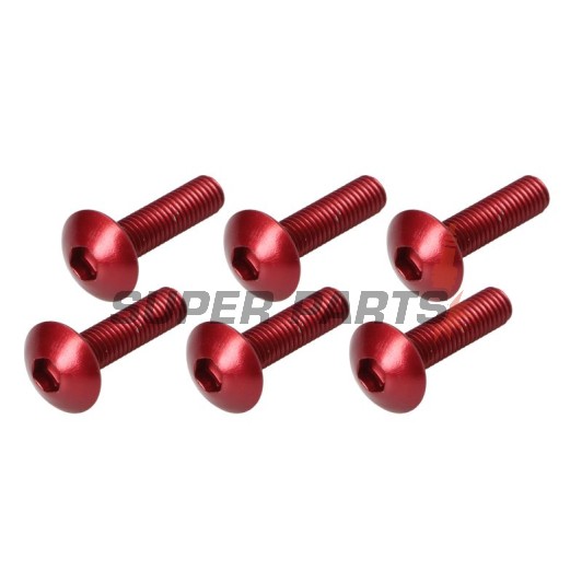 Болтове комплект -VICMA- M5х20mm, червени, 6бр