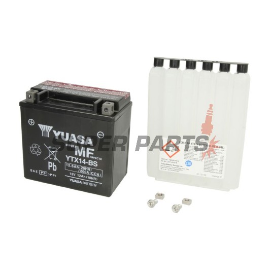 Акумулатор -YUASA- YTX14-BS, 13Ah 12V