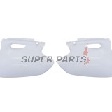 Задни странични пластмаси -POLISPORT- бели, YAMAHA YZ 250 2001-2002