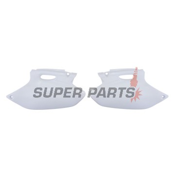 Задни странични пластмаси -POLISPORT- бели, YAMAHA YZ 250 2001-2002