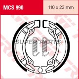 Накладки (челюст) -TRW- MCS990, 110x23mm, PGO Big Max 50/50S Comet50 Galaxy50/90 PM-X50/110 PS50 Super Fifty SYM Husky125 Suzuki AH100 Address TR50S Street Magic UG110 Hokuto