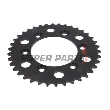 Заден пиньон -JT- JTR735,38, 38 зъба, стоманен, Ducati 851 851 1989-1992, 888 888 1993-1994, 900 900 1991-1997, 907 907 1991-1992, MH 900 2002, Monster 400 2001-2008, Monster 600 1994-2001, Monster 620 2002-2006, Monster 695 2007-2008