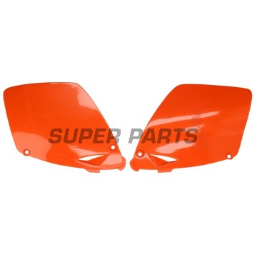 Задни странични пластмаси -POLISPORT- оранжеви, KTM EXC, SX 125-300 2001-2003