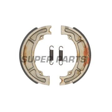 Накладки (челюст) -TRW- MCS953, 130x28mm, Aprilia Scarabeo 100 (2000), MBK Ovetto/Nitro 100 (2000-2003), Peugeot Tweet 125/150 (2010), Sachs Roadster 125 (2000-2003), Yamaha BW’s/Ovetto/Aerox 100 (1999-2003), DT 80 (1981-1997), RD 125 (1982-1984), SR/XV