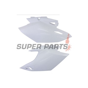 Задни странични пластмаси -POLISPORT- бели, YAMAHA WR 450 2012-2015