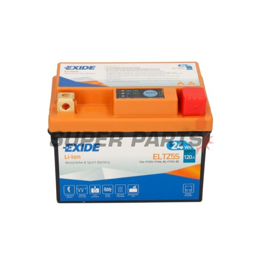 Акумулатор -EXIDE- ELTZ5S, 24Wh (2Ah), 12V, Lithium-ion