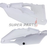 Задни странични пластмаси -POLISPORT- бели, KAWASAKI KX 250/450 2019-2023
