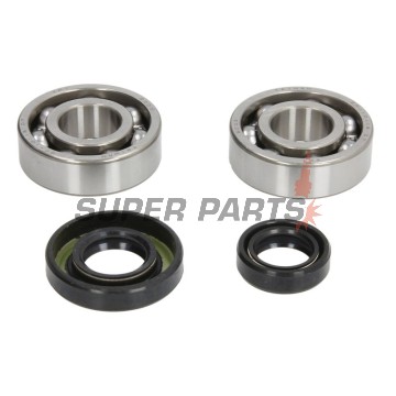 Лагери и семеринги за колянов вал комплект -HOT RODS- KTM 50 SX (06-08); 50 SX PRO JR (04-08); 50 SX PRO SR (04-05)