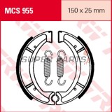 Накладки (челюст) -TRW- MCS955, 150x25mm, Yamaha DT 250MX (1977-1982); SR 500 (1984-1999); XT 500/550/600Z Tenere (1982-1989); YZ 490 (1982-1987)