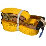 Колан за осигуряване -CARGOPARTS- 8m, с тресчотка, 300daN