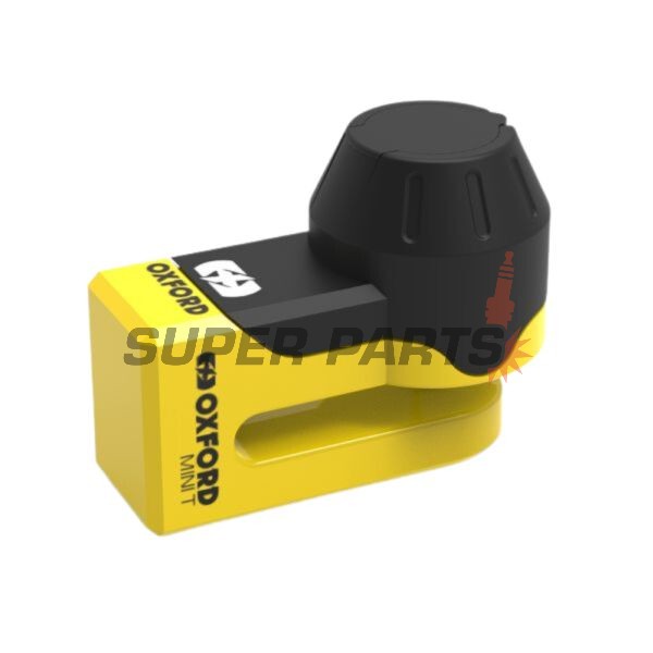 Заключващо устройство за мото диск -OXFORD- Mini T 5.5mm, жълт