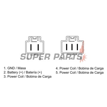 Реле за зареждане -DZE- реле-регулатор, 12V, 50A, HONDA NT 700 2006-2011