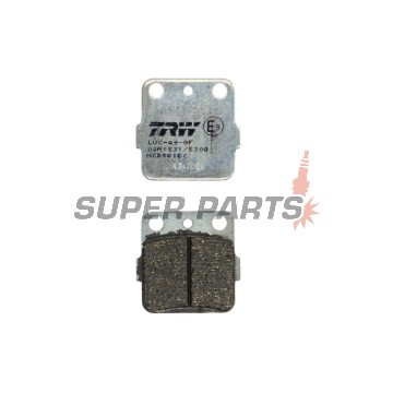 Накладки -TRW- MCB561EC, Honda CR/CRF/TRX 80-420 1992-2020; Kawasaki KFX/KX 65-450 1987-2020; Suzuki LT/RM 65-500 1987-2008; Yamaha Grizzly/Raptor/YFZ/YZ 80-660 1989-2020