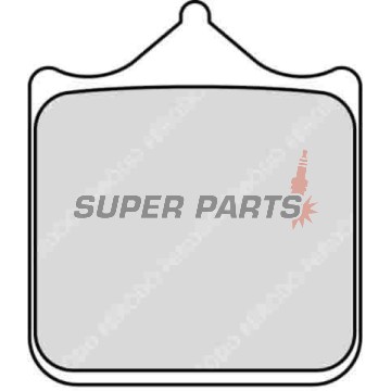 Накладки -FERODO- FDB2255ST, BMW S1000RR / S1000R (2009-2018)
