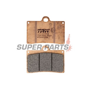 Накладки -TRW- MCB540TRQ, Aprilia RS/RS4, Beta Euro/Jonathan, Cagiva Canyon/Mito/Raptor, Ducati Monster/SS/916, Gas Gas FSE/FSR, KTM Duke/LC4/SMR, Moto Guzzi California/Daytona, MZ Skorpion, Sachs Roadster/XTC, Yamaha SZR - 125-1100cc, 1988-2016