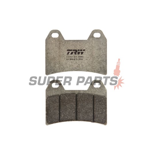 Накладки -TRW- MCB683CRQ, Aprilia Pegaso/RS/RSV, Benelli TnT/Tornado, BMW F/G/R nineT, Cagiva Raptor, Ducati Monster/Multistrada/SS, KTM Duke/LC4/SM, Moto Guzzi, Yamaha XT 660X