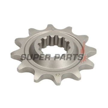Преден пиньон -JT- JTF824,12, 12 зъба, Husqvarna CR 125/250 2000-2005, SM 450 2005-2010, SM 510 2004-2010, SM 530 2008-2009, SM 570 2001-2004, SM 610 1998-2010, SM 630 2010, SMR 450 2003-2010, SMS 630 2010-2011, TC 250 2002-2008