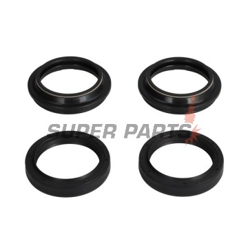 Семеринги и прахоуловители комплект предница -TOURMAX- Honda CR 125 1994-1996, Honda CR 250/500 1995, Kawasaki KDX 250 1991, 1993-1994, Kawasaki KLX 650 1993-1996, Kawasaki KLX 250 1994, 1996, 2006, 2009-2010, Kawasaki KX 125 1994