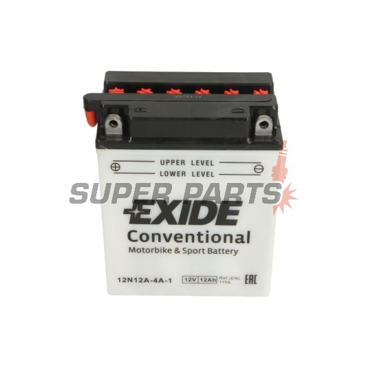 Акумулатор -EXIDE- 12N12A-4A-1, 12Ah 12V