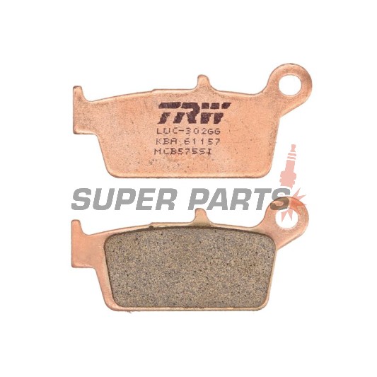 Накладки -TRW- MCB575SI, CPI Sahel 125, Gas Gas EC/FSE/FSR/MC/SM 125-515cc, Honda CR/CRM/XR 50-650cc, Kawasaki KDX/KLX/KX 125-500cc, Suzuki DR-Z/RM 125-400cc, Yamaha WR/YZ 125-426cc