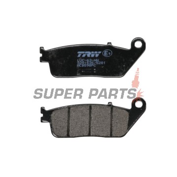 Накладки -TRW- MCB598PC, синтеровани, BMW C 600/650/Evolution, Cagiva Gran Canyon/Navigator, Honda CB/CBF/CBR/Hornet/Forza/Shadow, Kawasaki J/Z/KLE, Kymco Downtown/Xciting, Suzuki Burgman/Bandit, Triumph Bonneville/Tiger, Yamaha MT-01/WR - 1987-2022