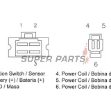 Реле за зареждане -DZE- реле-регулатор, 12V, 25A, HONDA CH, CMX, CN, NX; KYMCO BET&WIN, DINK, HEROISM 125-350 1985-2002