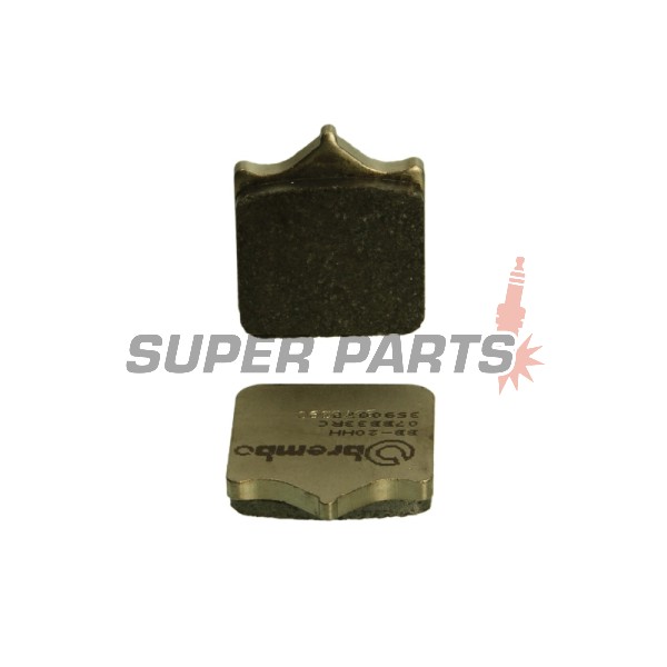 Накладки -BREMBO- 07BB33RC, Aprilia RSV 1000, Benelli TnT / Tornado 900-1130, BMW S 1000, Ducati Monster 1000, Husqvarna SM 450-510, KTM Super Duke / Supermoto 950-990, MV Agusta Brutale 910 (2001-2016)