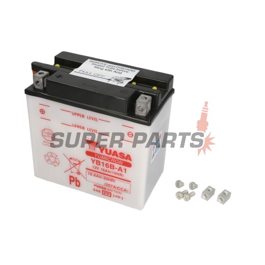 Акумулатор -YUASA- YB16B-A1, 17Ah 12V