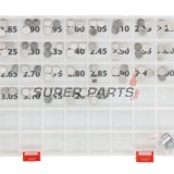 Пулове за клапани комплект -4 RIDE- 87бр, 10x1.85-3.25mm (през 0.05mm)
