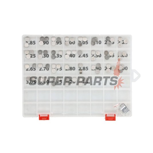 Пулове за клапани комплект -4 RIDE- 87бр, 10x1.85-3.25mm (през 0.05mm)