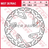 Спирачен диск -TRW- MST267RAC, 290mm, Kawasaki Ninja 250/300 ABS + Z250SL/Z300 ABS (2013-2017)