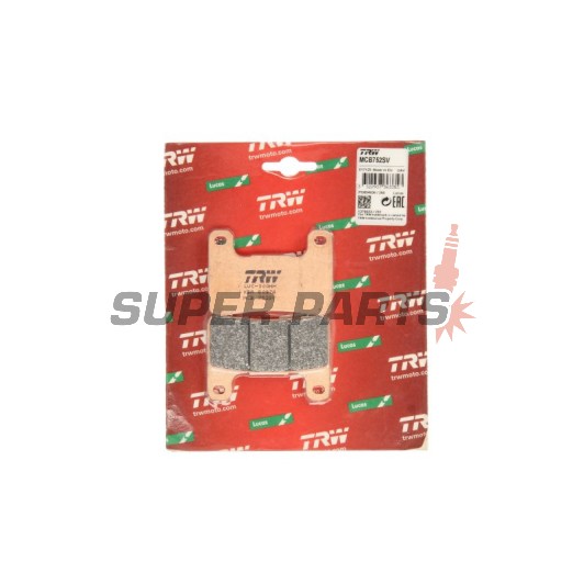 Накладки -TRW- MCB752SV, Harley-Davidson XR1200X Sportster + Hyosung GT650R Comet / GV700 Aquila + Kawasaki H2 Ninja SX / Z1000-Z1000SX / ZX10R / ZX1000 Ninja + Suzuki GSX1300R Hayabusa / GSX-R600-1000 / GSX-S1000 (2004-2020)