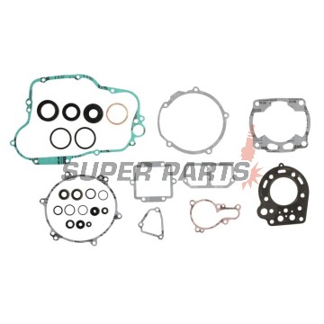 Пълен комплект гарнитури за двигател -WINDEROSA- Kawasaki KX 125 1990-1991