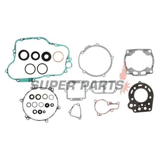 Пълен комплект гарнитури за двигател -WINDEROSA- Kawasaki KX 125 1990-1991