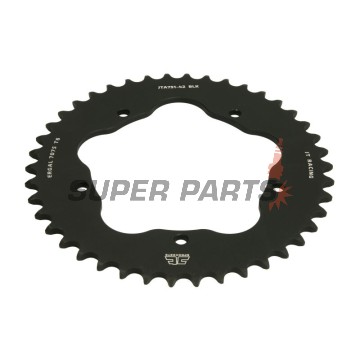 Заден пиньон -JT- JTA751,42BLK, 42 зъба, черен, алуминиев, Ducati Monster 800 2005-2007