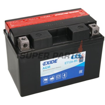Акумулатор -EXIDE- YT12A-BS, 9.5Ah 12V