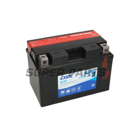 Акумулатор -EXIDE- YT12A-BS, 9.5Ah 12V