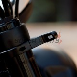 LED мигачи за предница комплект -OXFORD- DarkTurner, последователни, за монтаж на вилки