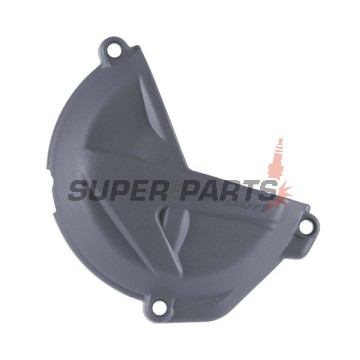 Предпазител за капак на съединителя -POLISPORT- сив, GAS GAS EC, EX, MC 250/300 2021-2023