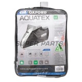 Покривало за мотоциклет -OXFORD- Aquatex, черно/сребристо, M